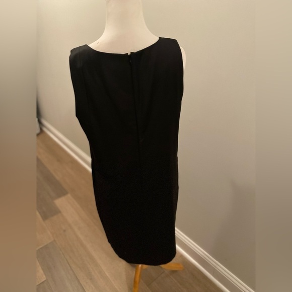J Crew Black Dress with Embellished Neckline - Picture 4 of 6
